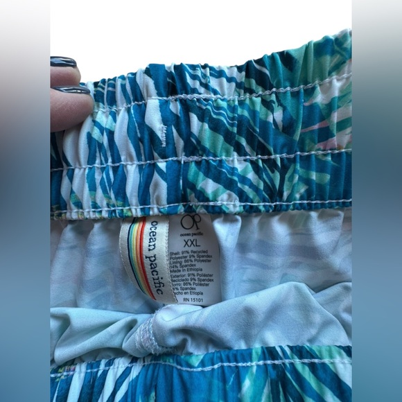 Ocean Pacific Women's Board Shorts XXL Tropical Theme Swim Vacation Summer 0067 - Picture 3 of 7